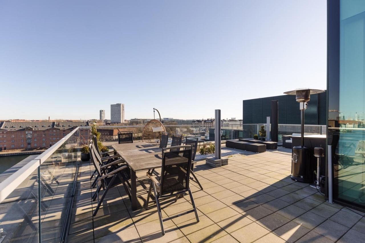 Luxury Harbourfront Penthouse With Private Rooftop Koppenhága Kültér fotó